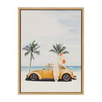 Sylvie Kangaroo Summer Adventures Framed Canvas by July Art Prints