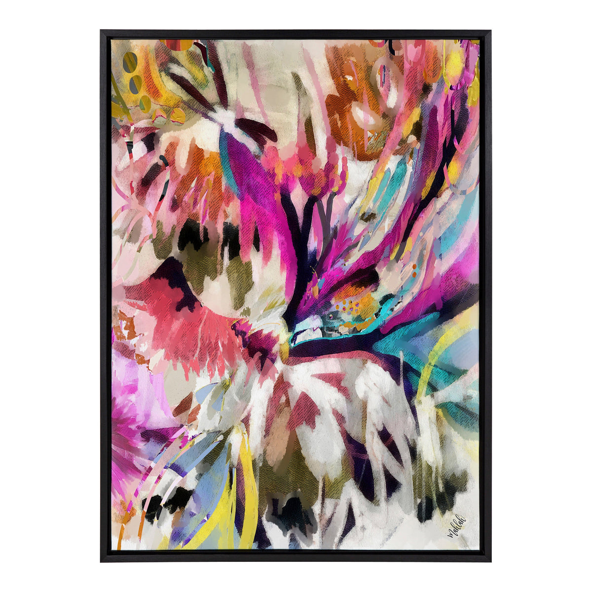 Sylvie Amaze Framed Canvas by Inkheart Designs