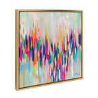 Sylvie Brushstroke 154 Framed Canvas by Jessi Raulet of Ettavee