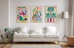 Sylvie MCM Flamingo Framed Canvas by Rachel Lee