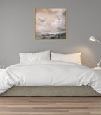 Sylvie When the North Wind Blows- Sepia Framed Canvas by Nel Whatmore