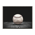 Sylvie Baseball Framed Canvas by Shawn St. Peter