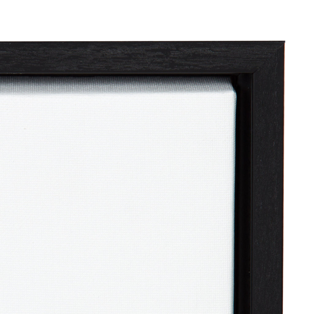 Sylvie Modern Baby Bear Framed Canvas by Rachel Lee of My Dream Wall