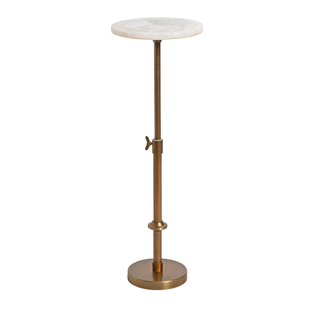 Engles Adjustable Marble Table and Plant Stand