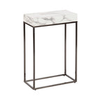 Karlsen Wood and Metal Slim Side Table