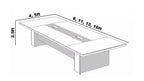 Hendley · Black Conference Room Table