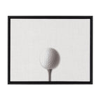 Sylvie Horizontal Golf Ball Portrait Framed Canvas, Black 18x24