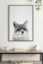 Sylvie Fox Portrait Framed Canvas by Simon Te Tai