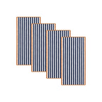 Oversized Striped Border Cabana Beach Towels - Santa Cruz