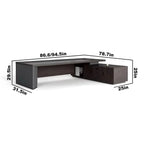 Taplin · Modern L-Shaped Executive Desk