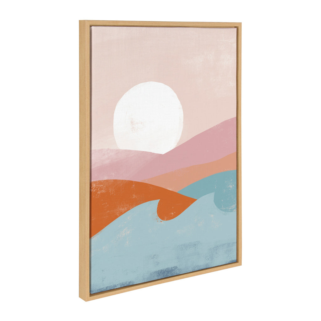 Sylvie Endless Summer Vertical Framed Canvas by Kate Aurelia Holloway
