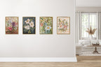 Sylvie Rose Bouquet Framed Canvas by Annie Quigley