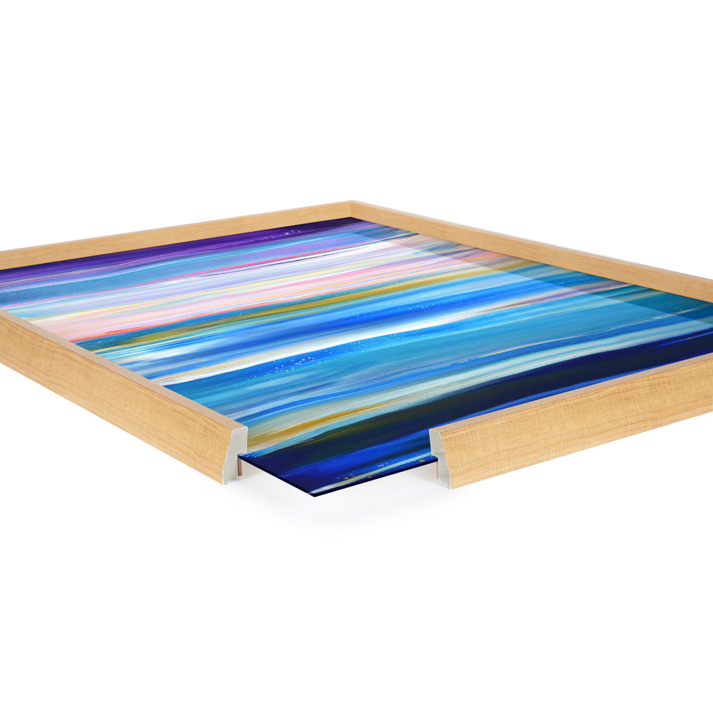 Blake Seaside Serenity Framed Printed Art by Xizhou Xie