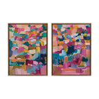 Sylvie Applause Framed Canvas Set by Leah Nadeau