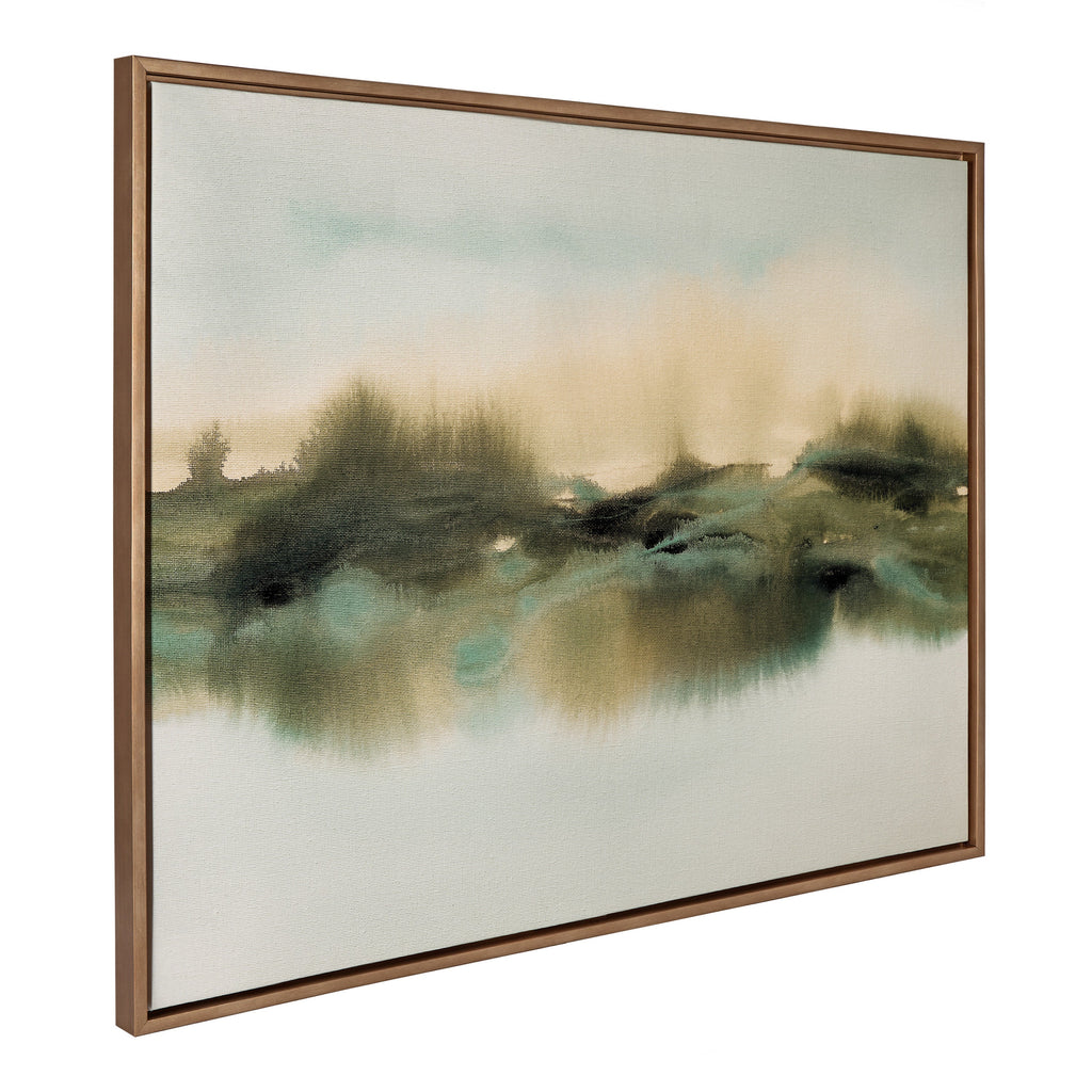 Sylvie Tranquil Meadows Framed Canvas by Amy Lighthall