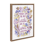 Sylvie Fierce Framed Canvas by Cat Coquillette