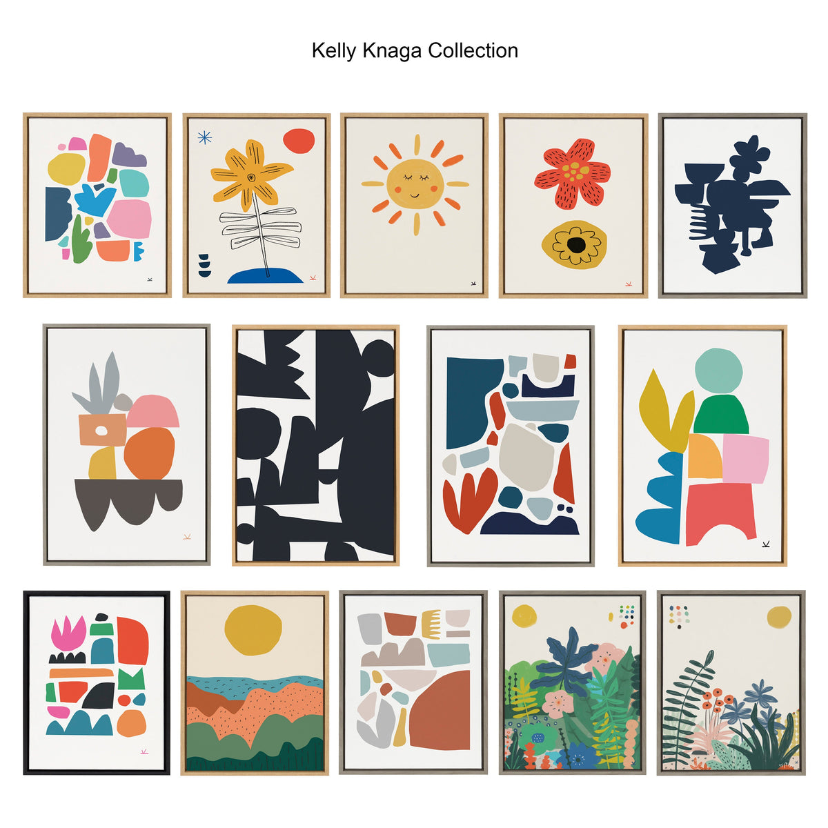 Sylvie Spring Framed Canvas by Kelly Knaga