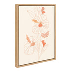 Sylvie Hilo Framed Canvas by Kasey Free