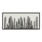Sylvie Looking Sharp Cactus Garden Framed Canvas by The Creative Bunch Studio