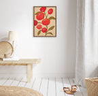 Sylvie Persimmon Framed Canvas by Emma Daisy