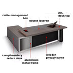Engel · Modern L-Shaped Executive Desk