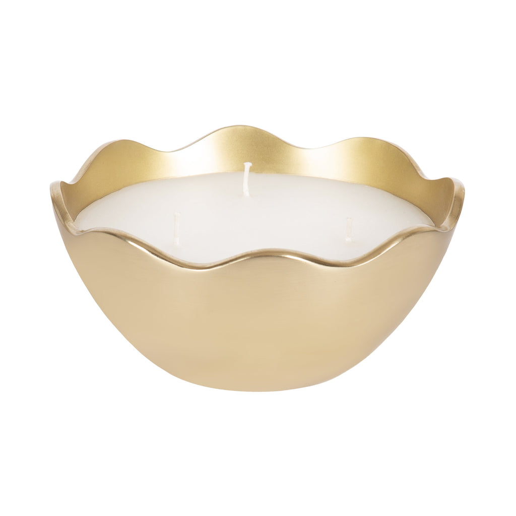 Alessia Metal Candle Bowl