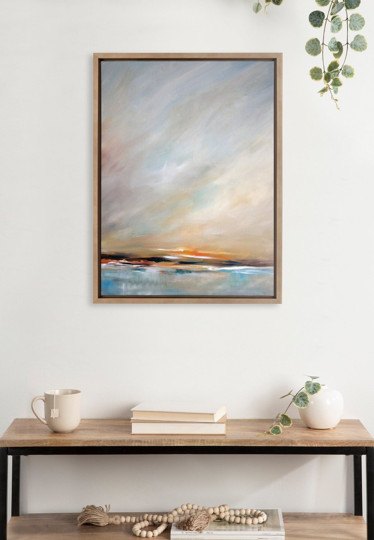 Sylvie Day's End Framed Canvas by Mary Sparrow