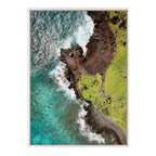 Sylvie Going back to Maui Framed Canvas by Rachel Bolgov