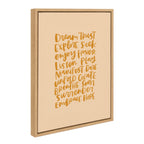 Sylvie Dream Framed Canvas by Alicia Schultz