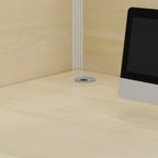 Corven · Straight Workstation Cubicle, White
