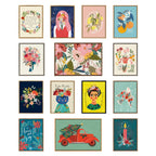 Sylvie Softly 1 and 2 Framed Canvas Art Set by Mia Charro