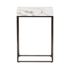 Karlsen Wood and Metal Slim Side Table