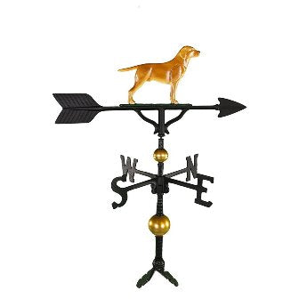 Montague Metal Products Wv-360-Nc 300 Series 32 In. Deluxe Color Lab Weathervane