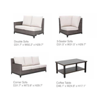 Owens Modular Aluminum Living Room Set