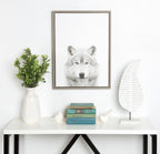 Sylvie Wolf Framed Canvas by Simon Te Tai