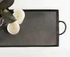 Sanzo Hammered Rectangle Metal Tray