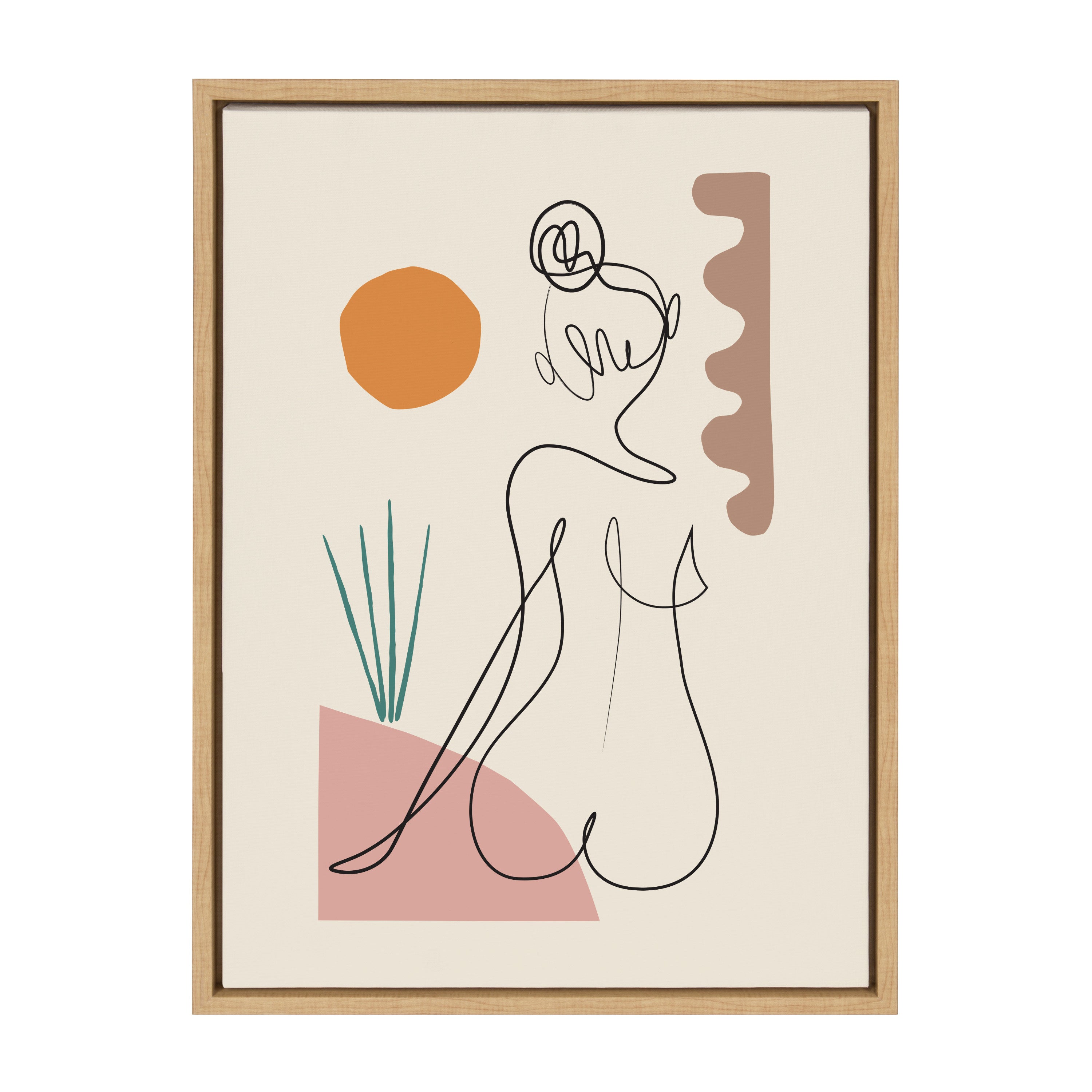 Sylvie Sunset Framed Canvas by Rachel Lee of My Dream Wall