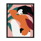 Sylvie Midori Framed Canvas by Alexander Ginzburg