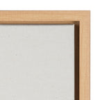 Sylvie Modern Geometric Moon Phases Framed Canvas Set by The Creative Bunch Studio