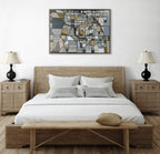 Sylvie Deco Nadeau Framed Canvas by Leah Nadeau