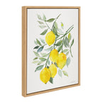 Sylvie Lemon Citrus Framed Canvas by Patricia Shaw