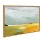 Sylvie Golden Root Lake Framed Canvas by Nikita Jariwala