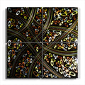 Metal Artscape MA10094 32 X 32 in Stream Of Life 4Paneled Handmade Metal Wall Art