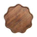 Alezar Scallop Wood Coffee Table