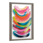 Blake Bright Abstract Framed Printed Art by Jessi Raulet of Ettavee