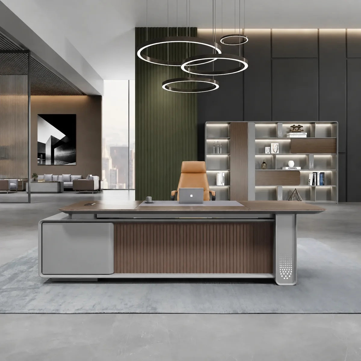 Myer · Modern Executive L-Shaped Desk