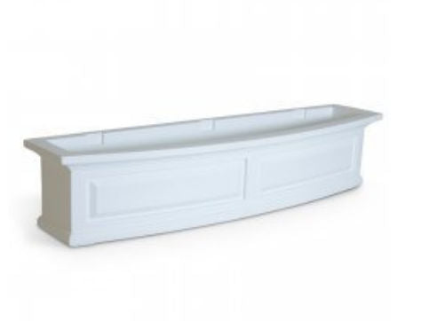 Mayne 4831W Nantucket 4 Ft. Window Box - White
