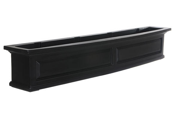 Mayne 4832B Nantucket 5 Ft. Window Box - Black