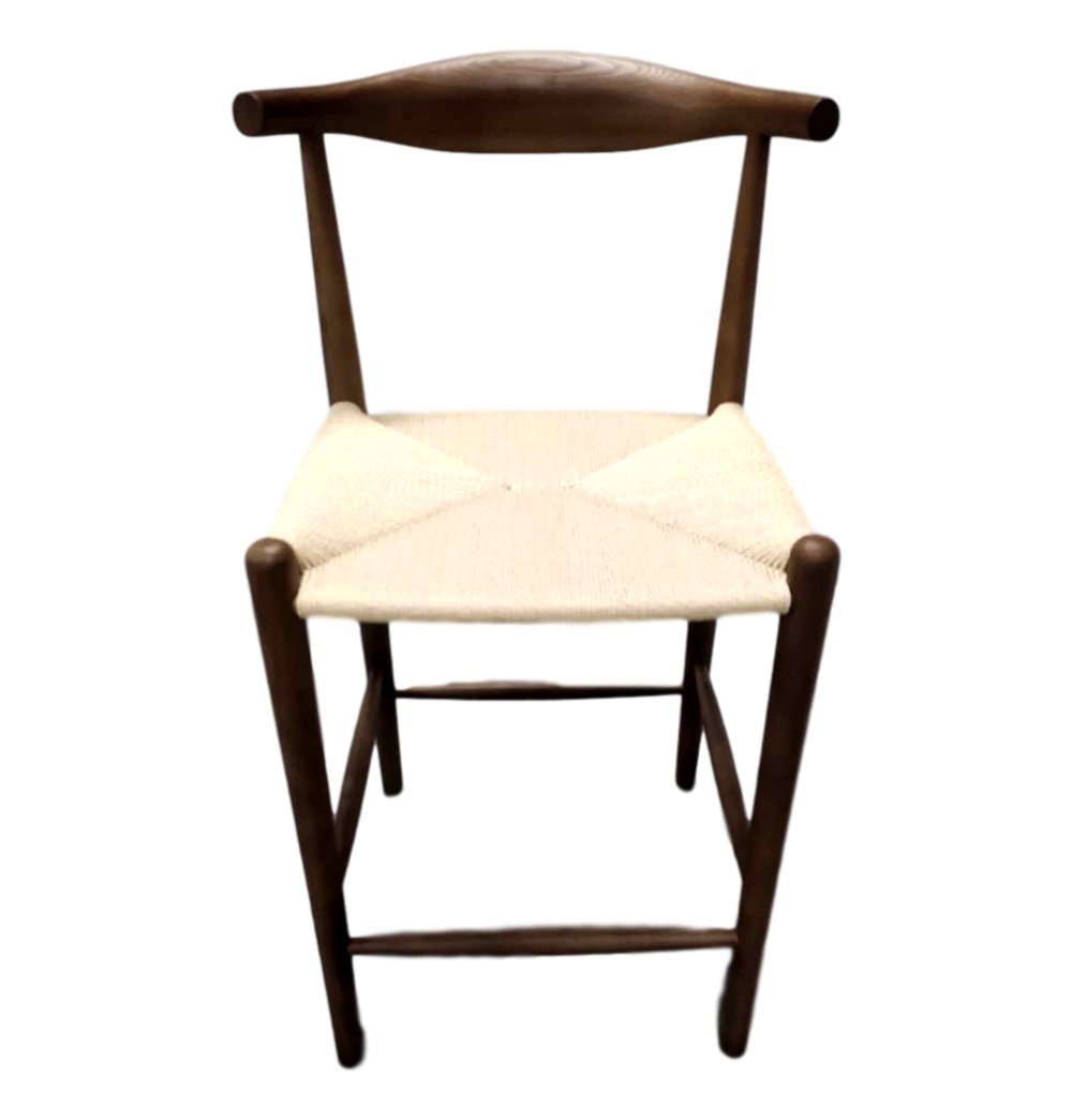 GFURN Myson Counter Stool - Walnut & Natural Cord