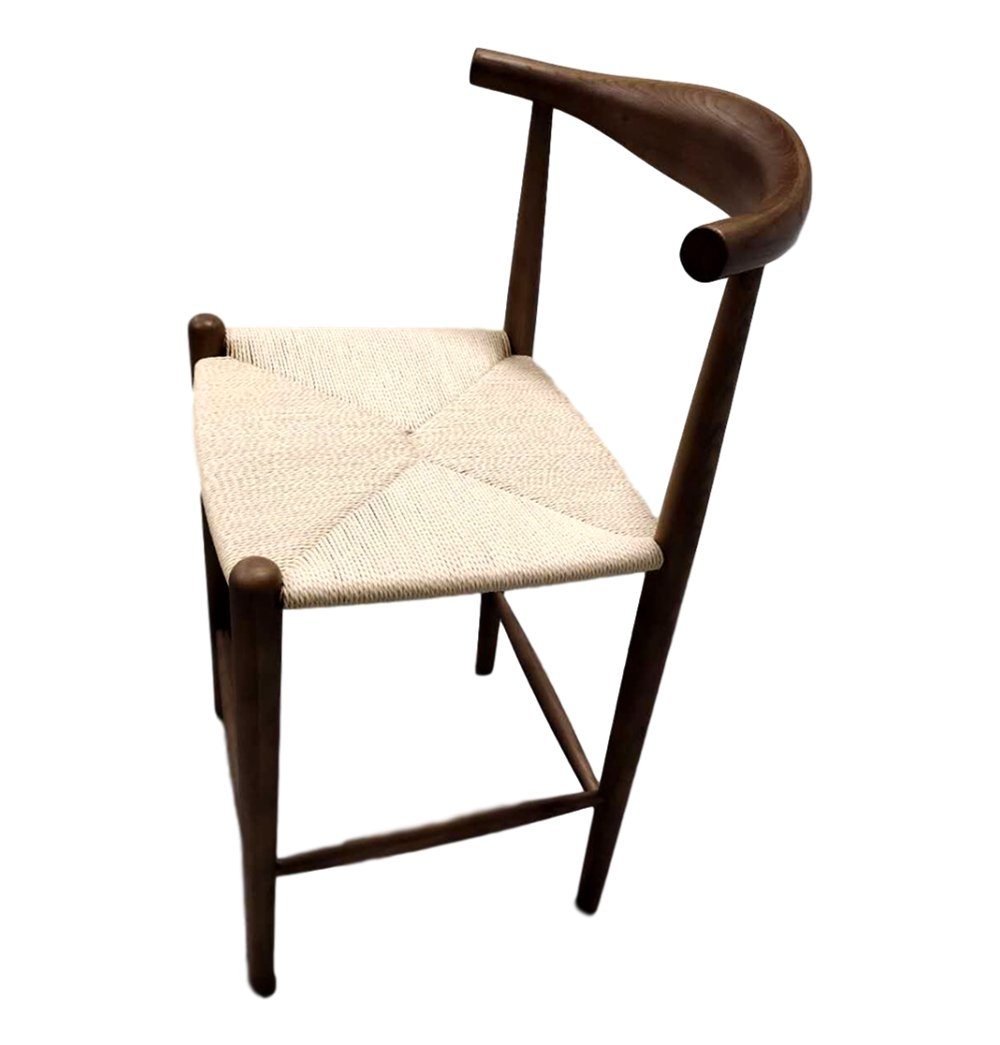 GFURN Myson Counter Stool - Walnut & Natural Cord